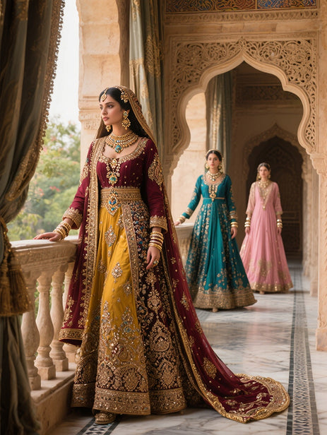 Niyah - Hotpink Short Chauga With Salwar